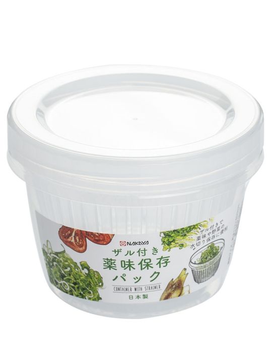 import-green-onion-fresh-keeping-box-japan-imported-kitchen-plastic-ginger-garlic-sealed-box-refrigerator-storage-box-fruit-storage-box