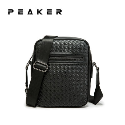Peaker Mens Waterproof Crossbody Shoulder Bag Men Leather Chest Bags Business Messenger Single Shoulder Bags For Male Design