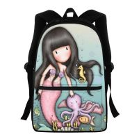 【LZ】卍❉  Santoro Gorjuss Imprimir Mochila Adolescentes Meninos Meninas Mochilas Escolares Homens Mochila Laptop Mochilas Crianças Mochila Escolar Saco