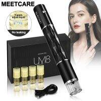 Hydra Mesotherapy Pen UM8 Auto Mesogun Serum Applicator With NH3 No Leaking Cartridge For Anti Acne Scar Lift Tighten Skin