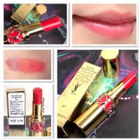 YSL Rouge Volupte Shine #57 Rouge Spencer 4g. อีฟส์ แซ็งต์ โลร็องต์ ลิปสติกเนื้อชายน์ บางเบา เงางาม ( สินค้าขาย // พร้อมส่ง )