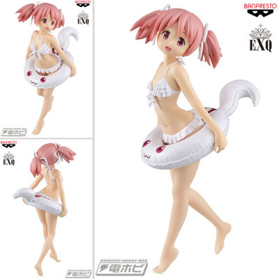 Figure ฟิกเกอร์ งานแท้ 100% Banpresto Puella Magi Madoka Magica สาวน้อยเวทมนตร์ มาโดกะ The Movie Rebellion Exq Madoka Kaname คานาเมะ มาโดกะ ชุดว่ายน้ำ Ver Original from Japan Anime อนิเมะ การ์ตูน มังงะ คอลเลกชัน ของขวัญ New Collection manga Model โมเดล