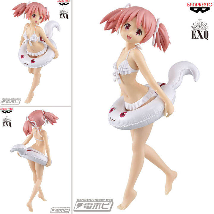 figure-ฟิกเกอร์-งานแท้-100-banpresto-puella-magi-madoka-magica-สาวน้อยเวทมนตร์-มาโดกะ-the-movie-rebellion-exq-madoka-kaname-คานาเมะ-มาโดกะ-ชุดว่ายน้ำ-ver-original-from-japan-anime-อนิเมะ-การ์ตูน-มังงะ