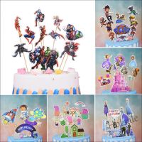 【Ready Stock】 ❉♞﹍ E05 READY STOCK Happy Birthday Cake Topper Cartoon Theme Topper Cupcake Dessert Decor Birthday Party Supplies