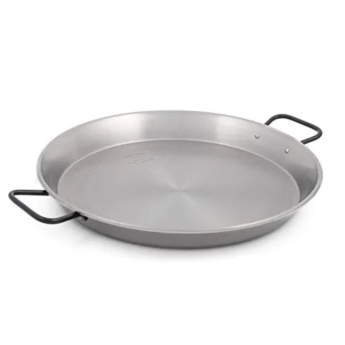 La Paella Garcima Pata Negra Restaurant Grade Paella Pan, Silver, Made