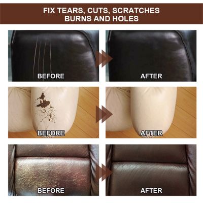 Car Leather Repair 5 Colours Perfect Color Matching Leather Sofa Refinishing Cream For Car Seats Furniture Sofa Coats Leather