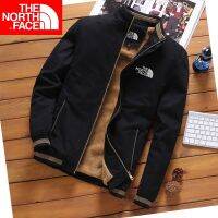 The North Face เสื้อแจ็คเก็ตกันลมกลางแจ้งเสื้อกันหนาวผู้ชายให้ความอบอุ่นเสื้อแจ็คเก็ตแฟชั่นเทรนช์โค้ทให้ความอบอุ่น