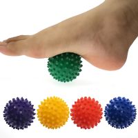 ♞◘♟ 1PCS Durable PVC Spike Massage Ball Trigger Point Fitness Hand and Foot Pain Relief Plantar Fascia Relief Hedgehog 7cm Ball