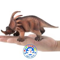 Munich Play - โมเดล ไดโนเสาร์ Styracosaurus น้ำตาล ขนาด 16.00 CM (จากหาดใหญ่)