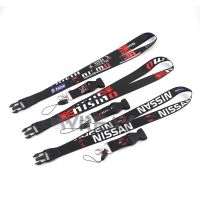 Car Lanyard Neck Straps Keychain Jdm Auto Refitting Racing Key ID Holders Cell Phone Ring for Nissan Nismo GTR