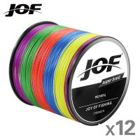 JOF 12 Strands/9 Strands Fishing Line 500M Multifilament PE Braided Fishing Line 28.6-149.9LB Saltwater