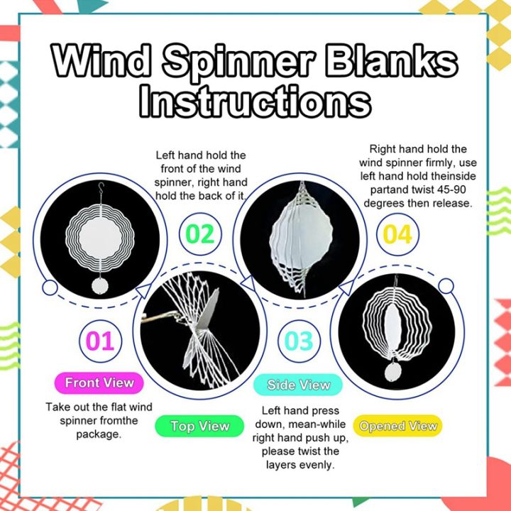 10-inch-sublimation-wind-spinner-blanks-3d-wind-spinner-outdoor-wind-spinners-hanging-for-garden-yard