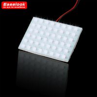 2Pcs Festoon T10 BA9S 48-SMD LED Light Panel Interior Dome Map Reading Light Bulb Lamp Super Bright