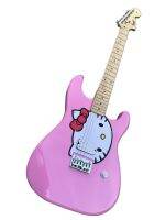 Classic Squier Startocaster กีตาร์ไฟฟ้า Pink Kitty Signature Chrome Hardware Hot Sale