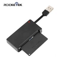 Rocketek USB 2.0 Smart Card Reader cac,ID Bank card,sim card cloner connector cardreader adapter pc computer laptop accessories