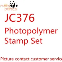 แพนด้าเคลื่อนไหว Jc376ชุดแสตมป์ดาวจำนวนมากและที่ตัดลายกระดาษสำหรับลายนูนพิมพ์ลายศิลปะอัลบั้ม