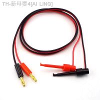 【CW】◕  Multimeter Tools 4mm Banana Plug to Test Clip Lead Cable 1M(3.3Ft) Gold Plated