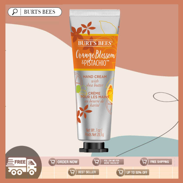 BURTS BEES Orange Blossom & Pistachio Hand Cream 28.3g Lazada PH
