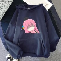 Kartun Anime Bocchi The Rock! Hoodie Hitori Gotou Kaus Grafis Pulover Lengan Panjang Gadis Kasual Hoodie Cetak Kawaii Size Xxs-4Xl