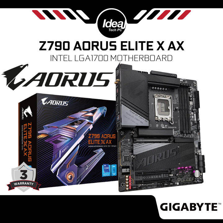 GIGABYTE Z790 AORUS ELITE X AX | INTEL SOCKET LGA1700 | Support 13th ...