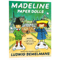 Madeline Paper Dolls original English picture book Madeline Paper Dolls childrens creative manual guide cultivate imagination, creativity and practical ability learn to make clothes Ludwig Bemelmans