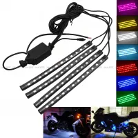 For DUCATI Monster 400 600 620 695 696 796 797 S2 S4 S4R Motorcycle LED Decorative Bar Strips Remote Control Atmosphere Lamp