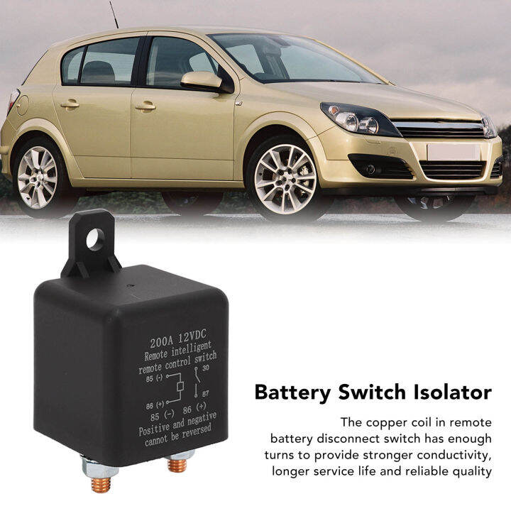 Remote Battery Disconnect Switch Flexible Combination 200A Car Wireless ...