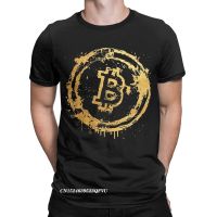 Bitcoin Gold Tops T Shirts Mens Funny T-Shirts Bitcoin Cryptocurrency Crypto Btc Blockchain Geek Tees Summer Clothing