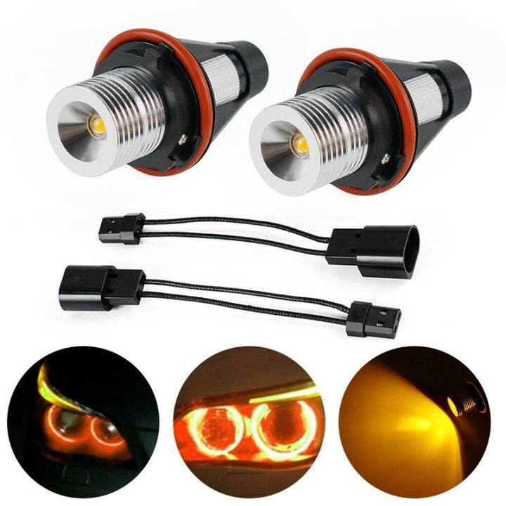 8000k-amber-led-angel-eye-marker-halo-light-bulbs-lamps-for-bmw-e39-e53-e60-e63-e64-e66-e87-5-6-7-x3-x5-pack-of-2-pcs