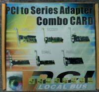 การ์ด Parallel Port Interface PCI To Parallel Adapter Combo Card