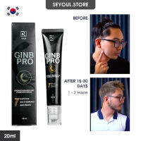 GIND PRO เซรั่มโสมดำเกาหลี - กระตุ้นเคราให้ยาว และ หนาอย่างรวดเร็ว, ป้องกันการแตกหัก - 20ml