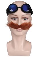 Hedgehog Cosplay 2 Costume Accessories Dr. Eggman Beard Glasses Set Halloween Role Play Party Favors Gifts