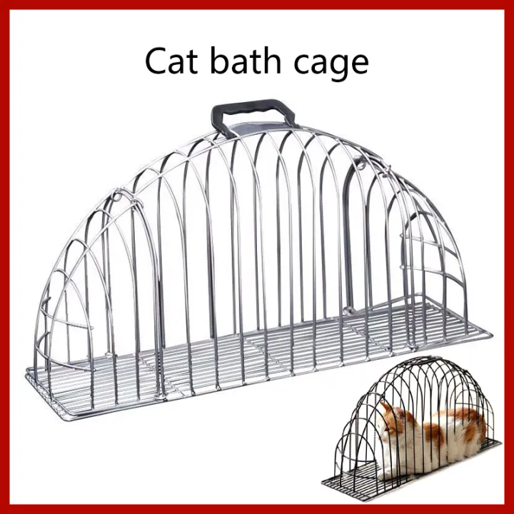 Cat Bath Cage Pet Bathing Cage To Prevent Being Scratched By Cats Cat