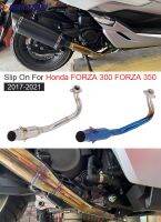 51มม.เลื่อนฮอนด้าForza 300 Forza 350 NSS350 ADV350 ระบบไอเสียรถจักรยานยนต์ทั้งหมดหลบหนีก่อนที่จะเชื่อมต่อท่อสัมผัสท่อกลางเลื่อนท่อสแตนเลสForza 300 Forza 350 ADV 350