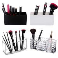 [NEW] Makeup Brush Holder Makeup Organizer Cosmetic Storage Box Lipstick Eyebrow Pencil Display Stand Acrylic Transparent Plastic Box