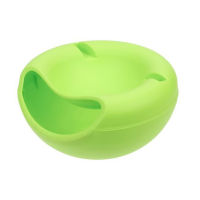 1 Pc Modern Living Room Creative Shape Lazy Snack Bowl Plastic Double Layers Melon Seeds Storage Box Bowl Dried Fruit Tray Plate