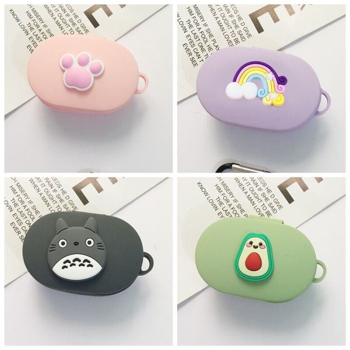 for-xiaomi-redmi-airdots-case-cute-cat-avocado-flower-with-keychain-silicone-earphone-cover-for-redmi-airdots-airdots-s-cover-wireless-earbud-cases