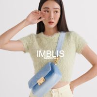 IMBLIS - IMBLIS SMALL QUILTED VELVET BAG