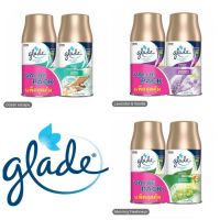 พร้อมส่ง4กลิ่น *แพคคู่สุดคุ้ม*Glade สเปรย์ปรับอากาศ ออโตเมติก(รีฟิลแพคคู่)glade valuepack มีเรทส่ง