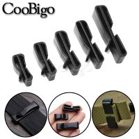 Belt Loop Slip Keeper Slider Buckle Clip Plastic Black Adjustable for Outdoor Backpack Strap 20/25/32/38/50mm Webbing