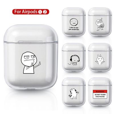 Case For AirPods 2 3 1 Case Cover AirPods Pro 2 Coque Wireless headphones Transparent TPU Soft Cover Air Pods Pro 2 Funda Capa 3 Headphones Accessorie