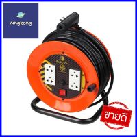 ล้อเก็บสายไฟ 4 ช่อง ELECTON EN1-M31530 3500 วัตต์ 30 เมตร ส้มEXTENSION CORD REEL ELECTON EN1-M31530 3500W 30M ORANGE **ใครยังไม่ลอง ถือว่าพลาดมาก**