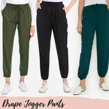 HVDENIM Cargo Jogger Pants with two side pockets for women pants free size