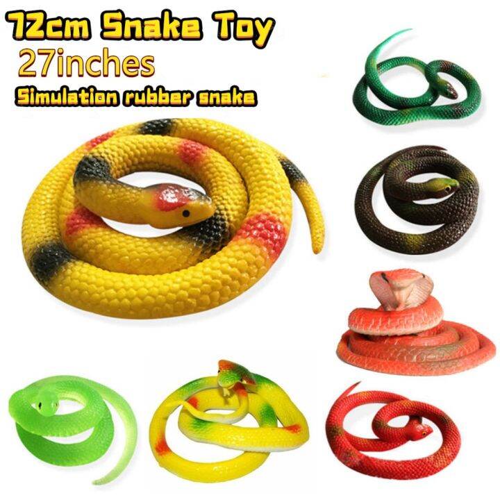 27‘’ rubber snake toys Tricky/spoof toy Creative toys Lazada PH