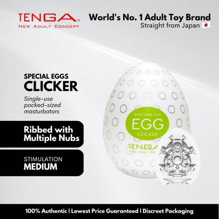 Tenga Special Egg Clicker Sex Toy For Men Portable Male Masturbator