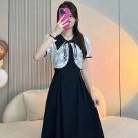 สไตล์วินเทจของผู้หญิง Huai [ink painters] temperament show thin two-piece women fashion dress suits summer new