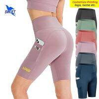 【YD】 New Dry Compression Tights Sportswear Leggings with Side Pockets Gym Shorts Female