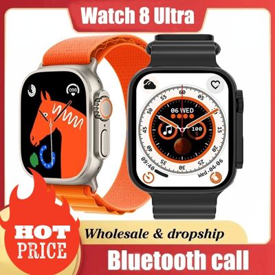 ZZOOI 2023 New Smart Watch Ultra Series 8 NFC Smartwatch Men Women Bluetooth Calls Wireless Charging Fitness Bracelet 2 Inch HD Screen