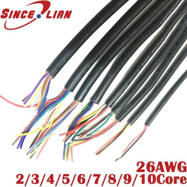 tech-savvy-สายไฟฟ้า26awg-เสียง10-7-led-9เมตร8-ul2464-diy-ไฟฟ้า6-5ช่อง3สาย10-4-26awg-หลักวงจรไฟฟ้าและชิ้นส่วน