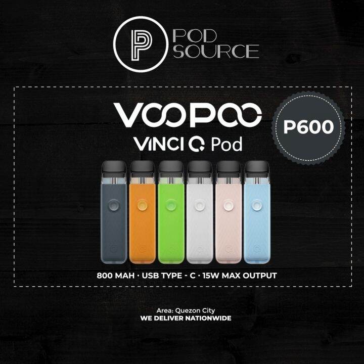 Authentic Voopoo Vinci Q Pod Kit Mah Lazada Ph